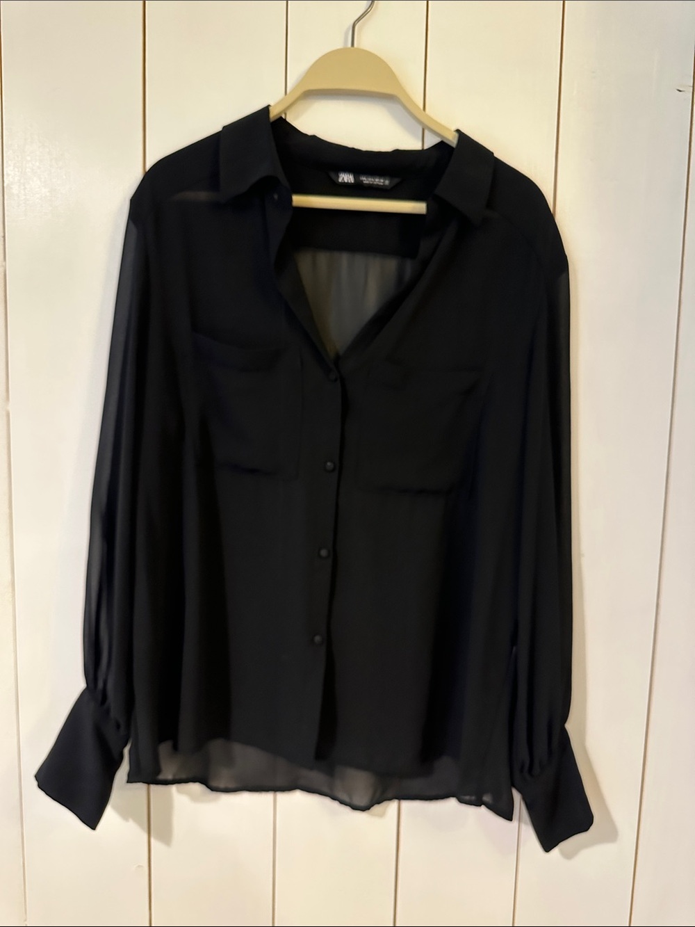 Zara Sheer blouse
